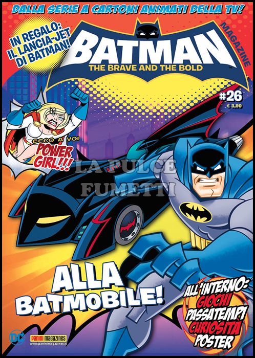 PANINI PLAY #    35 - BATMAN THE BRAVE AND THE BOLD MAGAZINE 26 + LANCIA JET